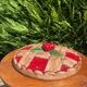Trompe-l'oeil cherry pie dish
