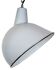 Lampe à suspension industrielle en émail gris, années 1960