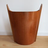 Teak waste paper designed by Einar Barnes For P S Heggen Norway