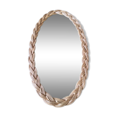 Miroir rotin osier ovale