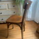 Série de 4 chaises bistrot "Bandeau" en hêtre courbé, style Thonet – 1