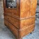 Antique French Louis Philippe wardrobe / wardrobe – elm and oak, mirrored door, 19th century
