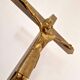 Jean Lambert-Rucki (1888-1967) - Importante sculpture en bronze doré - Christ en croix - Signée