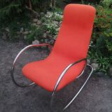 Rocking chair S 826, designed by U. Böhme, Thonet, 1970s