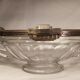 Oval cup with Art Deco handles "Noémie" - Cristal Val St Lambert Belgium