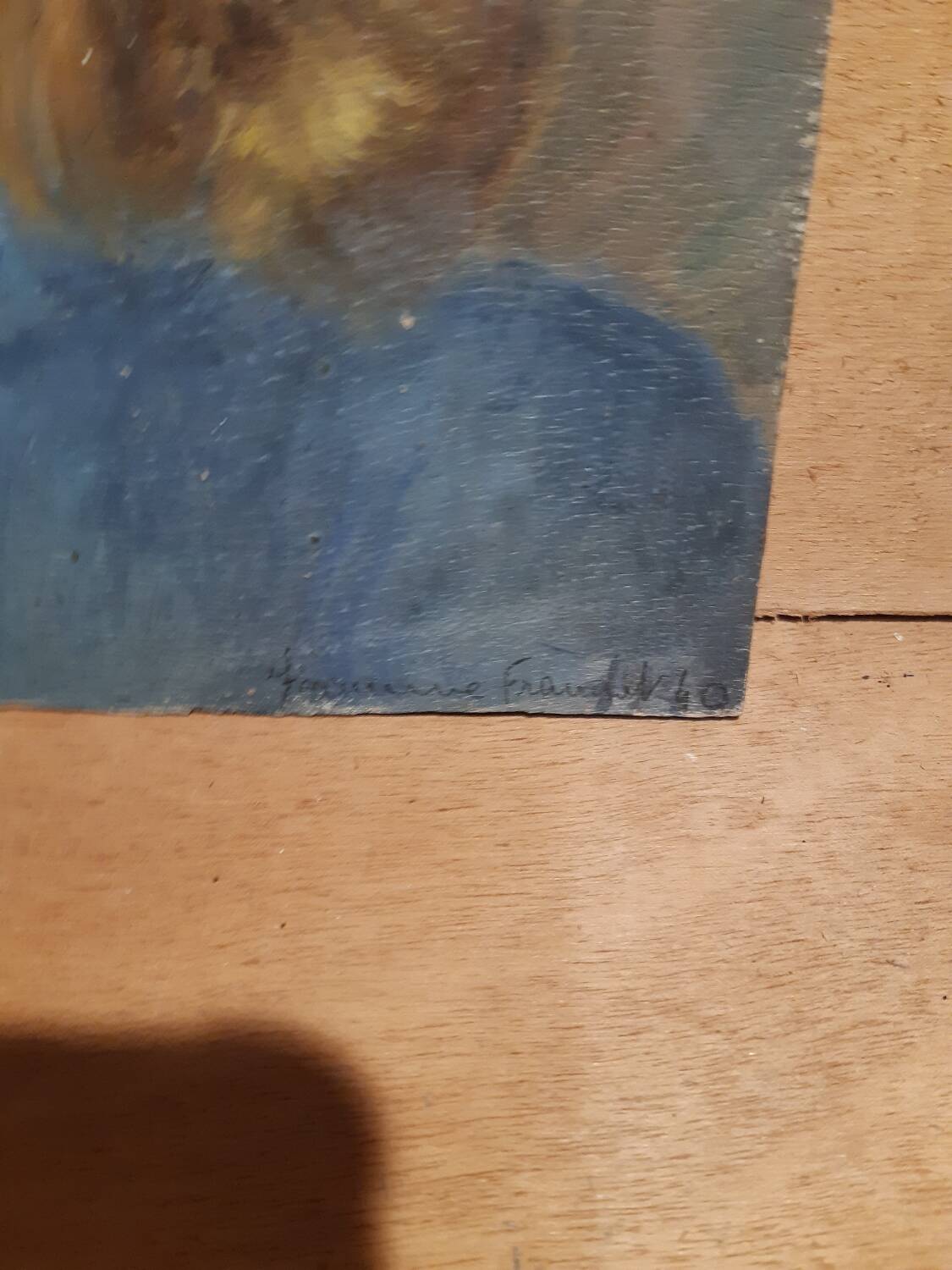 Tableau portrait femme 1940