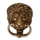 Dutch Bronze Lions Head Door Knocker