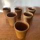Ancien Service Bouteille +  6 Gobelets Grès DIGOIN France Vintage