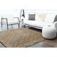 1970s vintage Turkish Oushak handmade wool cotton beige runner rug 185x212