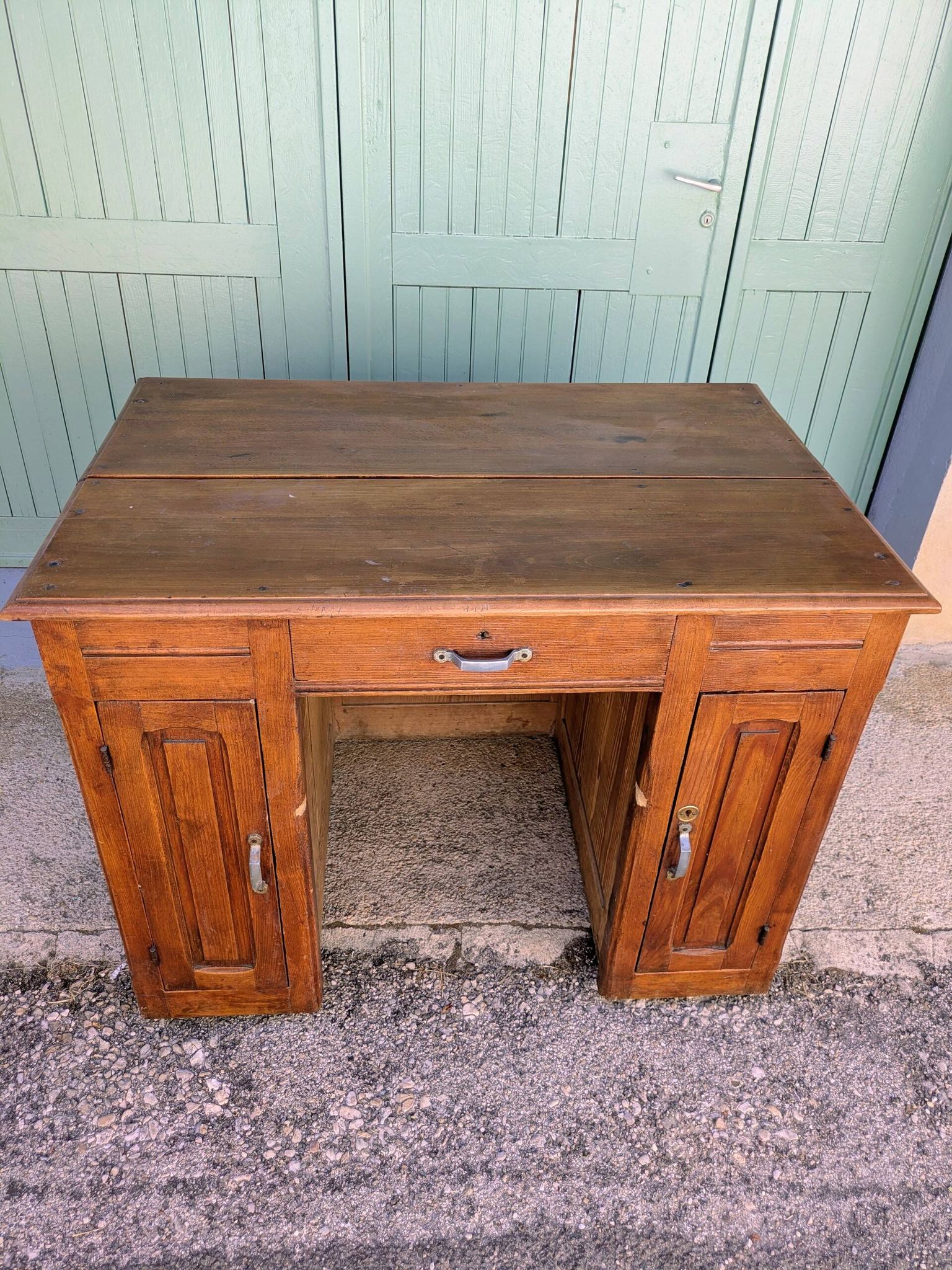 Vintage solid wood desk