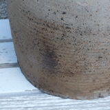 Glazed clay oil jar - ancient pottery