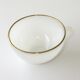 White opaline coffee service 6 cups and 6 under cups - Arcopal