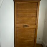 Oak furniture with double curtains