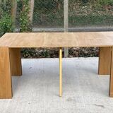 Scandinavian console extendable into a dining table with 3 extensions 180cm
