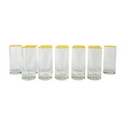 Set of highball glasses, Italian design, 1970s, manufactured in Italy