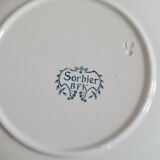 Set of 7 iron clay plates