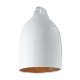 Suspension cloche porcelaine