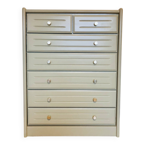 Commode 7 tiroirs vert