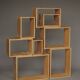 Modular shelf blocks, set of 8, 1950s