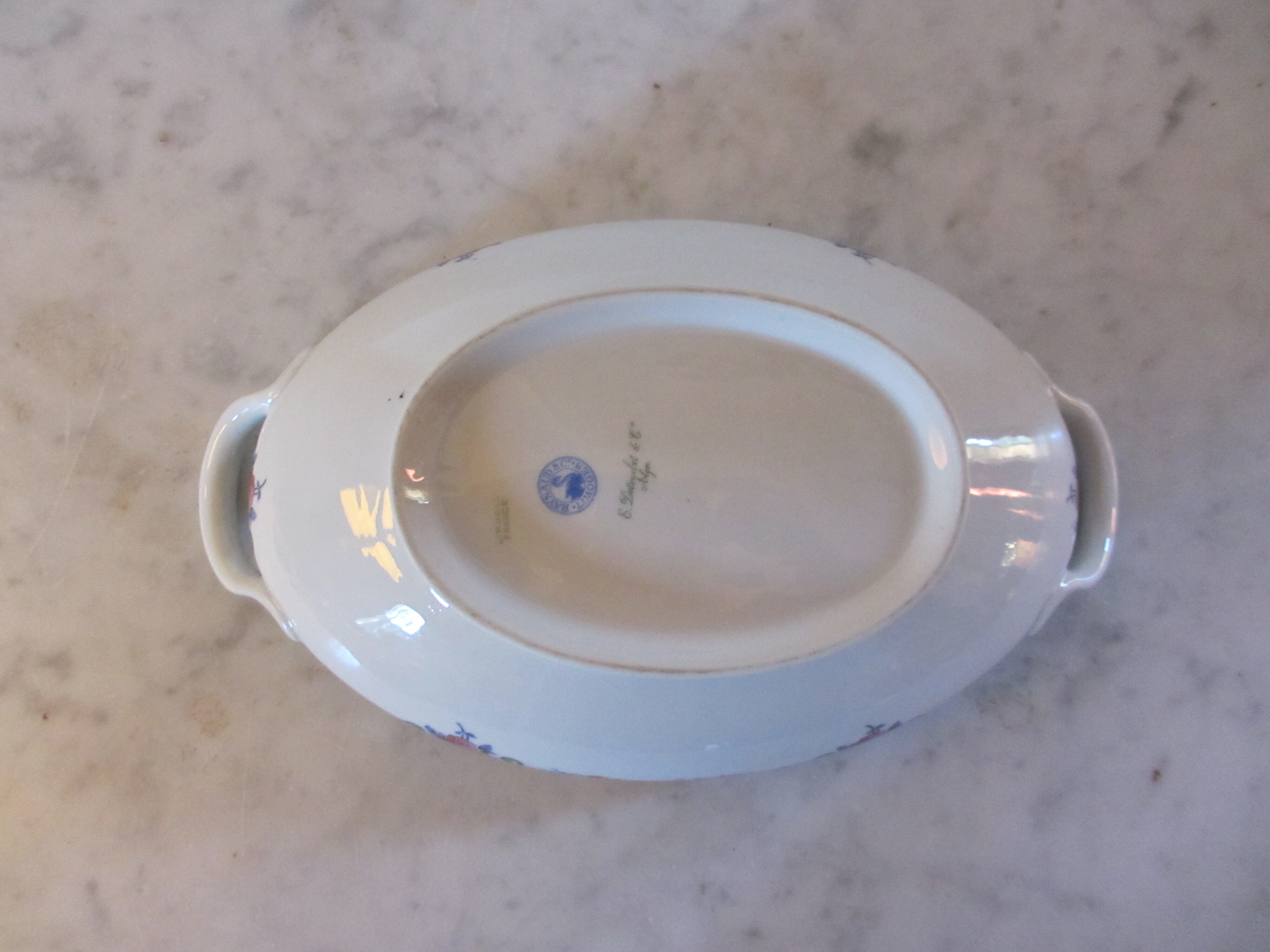 Porcelain vegetable dish "Reynaud Limoges"