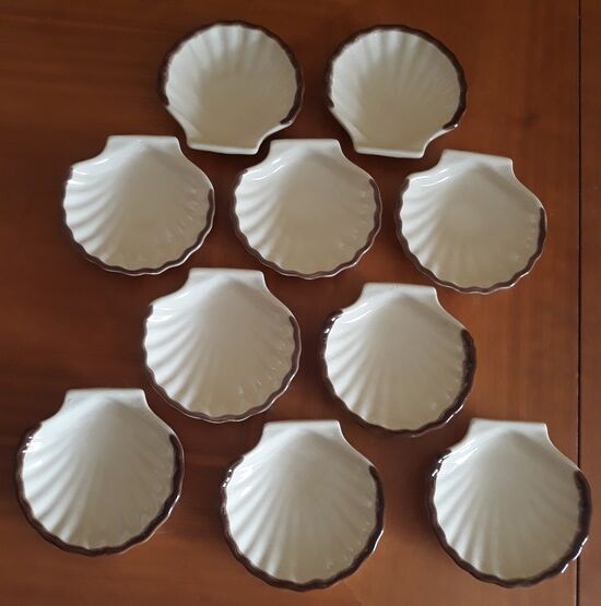 Set scallops - Ceramics - 80s