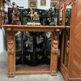 Renaissance style fireplace gate