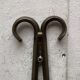 Vintage Swedish Wrought Iron Wall Candleholders from Ahrnebergs, Set of 2