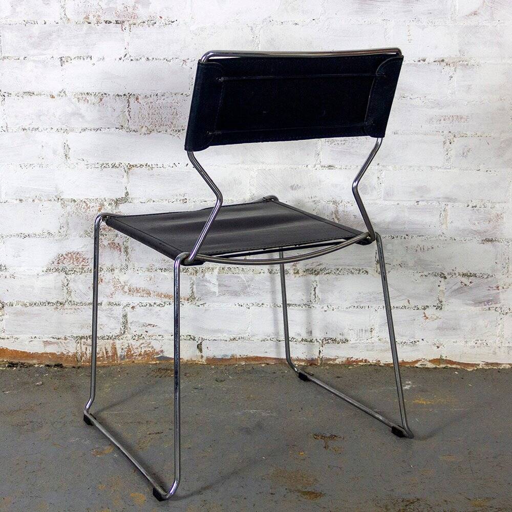 Set of Giandomenic Style Chairs, 1980s