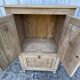 Solid oak storage unit – Contemporary country style