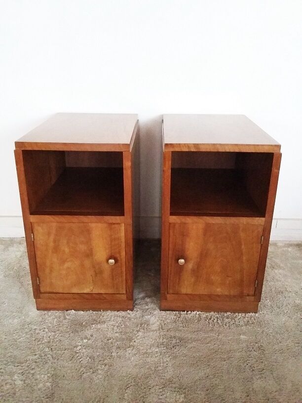 Pair of art deco side table