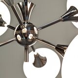 Space Age Sputnik chandelier with 6 lights, 50s-60s