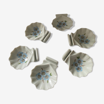 6 placeholders in Paris porcelain