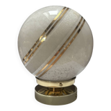 Plafonnier ou applique vintage globe blanc