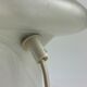 White clear glass peill and putzler mushroom table lamp