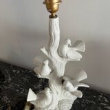 Lamp with 4 vintage doves