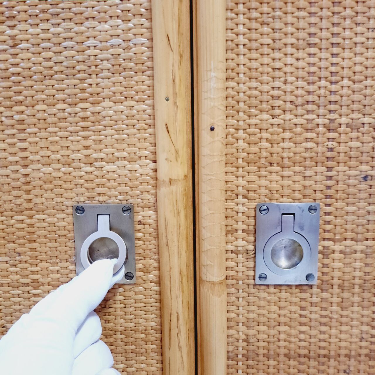 Vintage bamboo bedroom, Dal vera, wicker