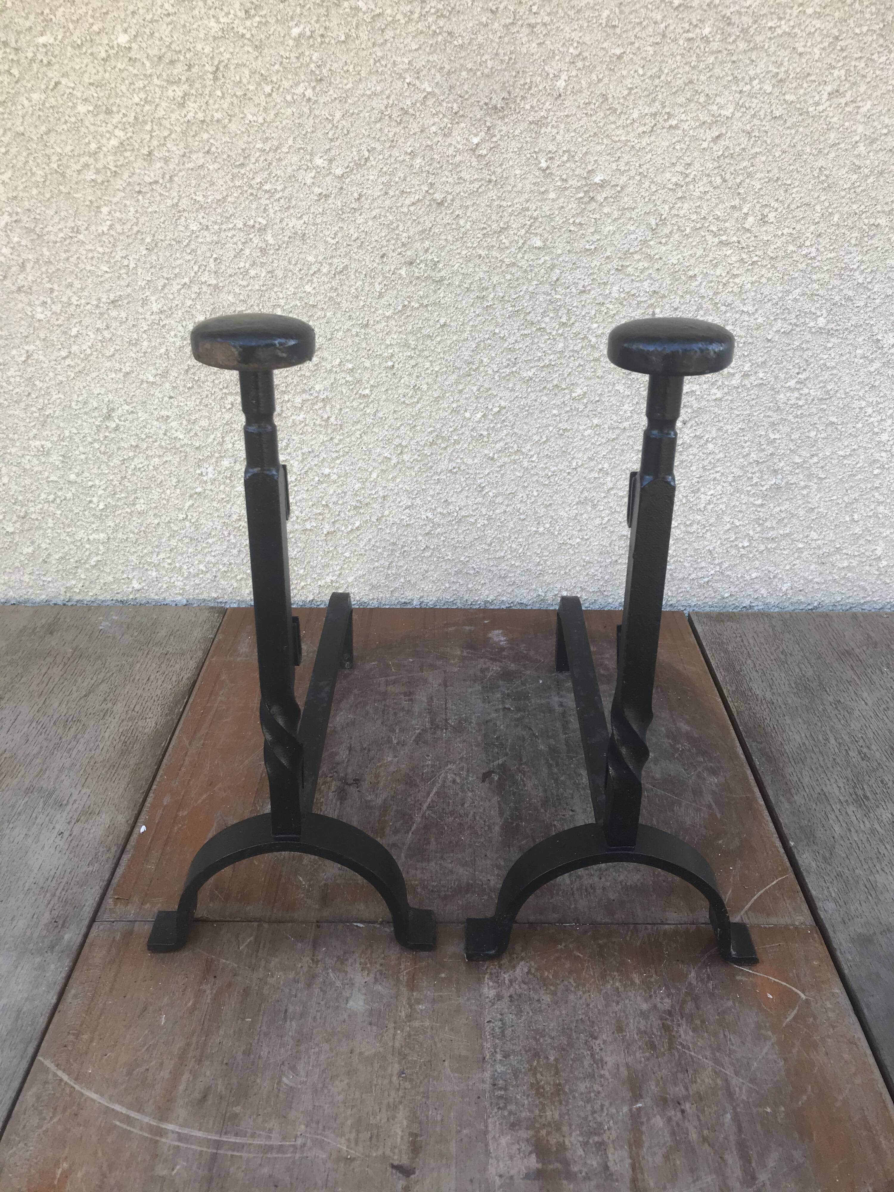 Former pair de landiers