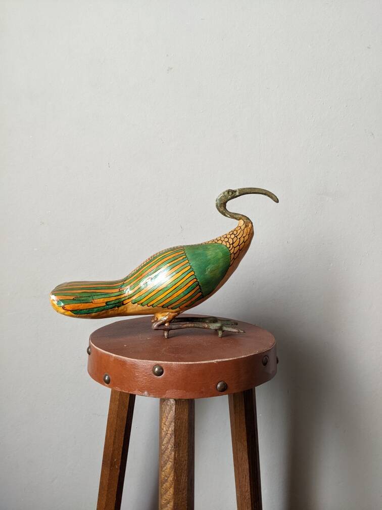 Ibis Egyptian art handcrafted countryside decoration sculpture