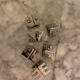 Series of 6 napkin rings Nathalie du Pasquier
