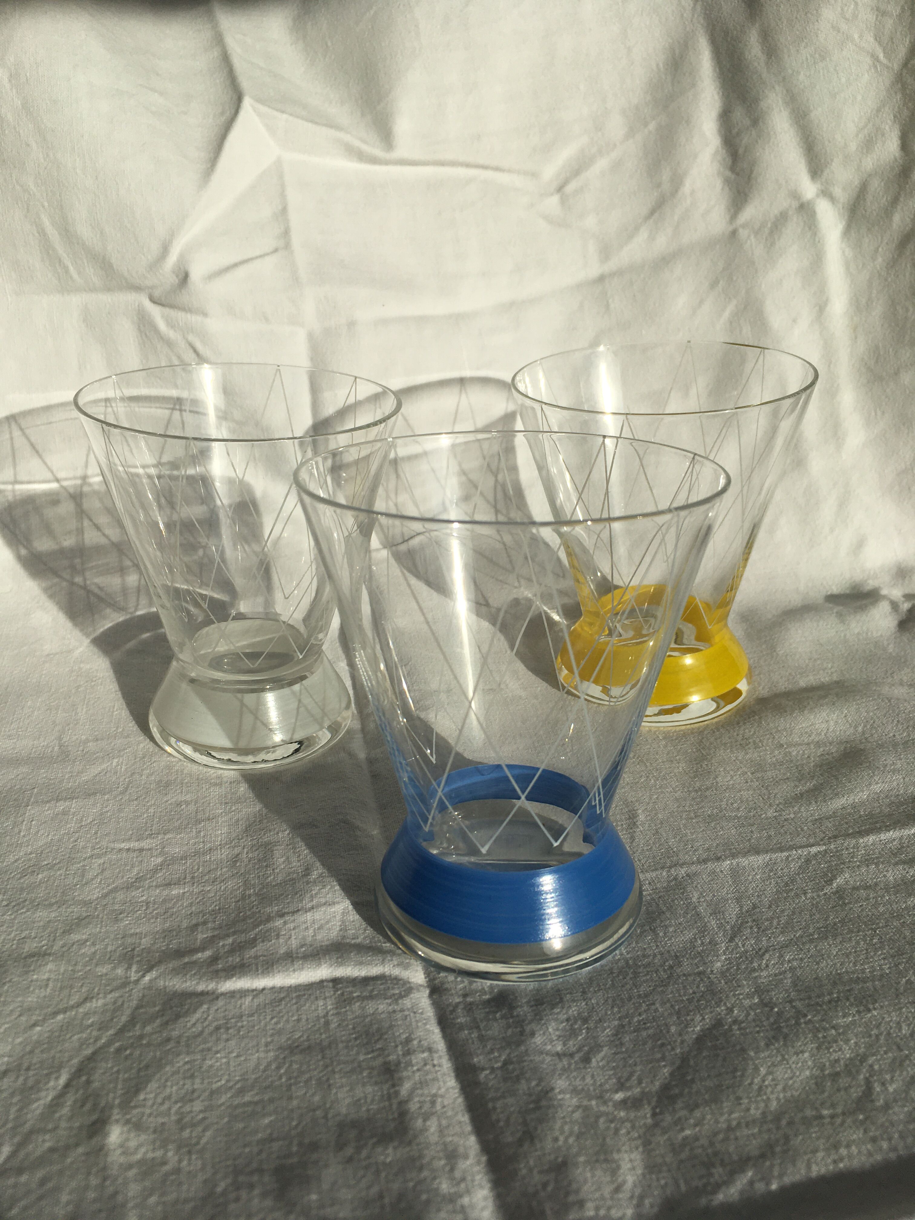 Aperitif glasses 50s