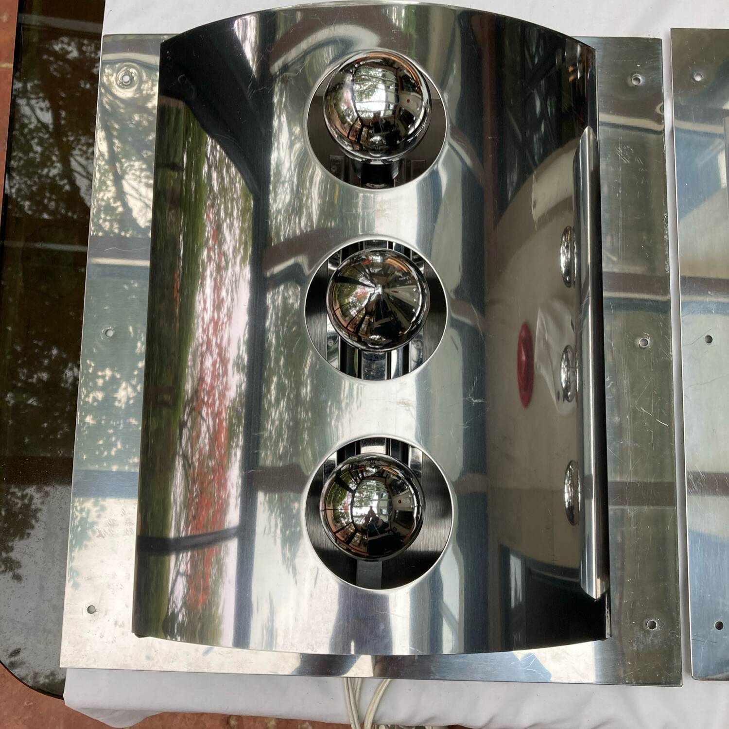 Pair of vintage 70'S Goffredo Reggiani wall lights