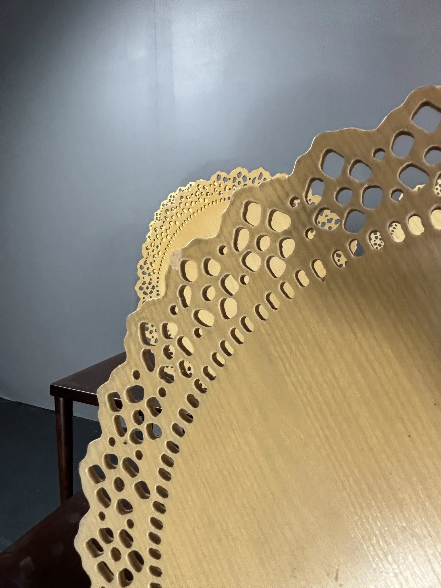 Set of 6 sculptural Italian dining chairs by Marco Mencacci, Milan, 1990s