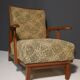 Paire de fauteuils des années 50, Tchécoslovaquie, vers les années 1940.
