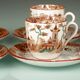 Coffee service Sarreguemines model Kyoto, 19th century