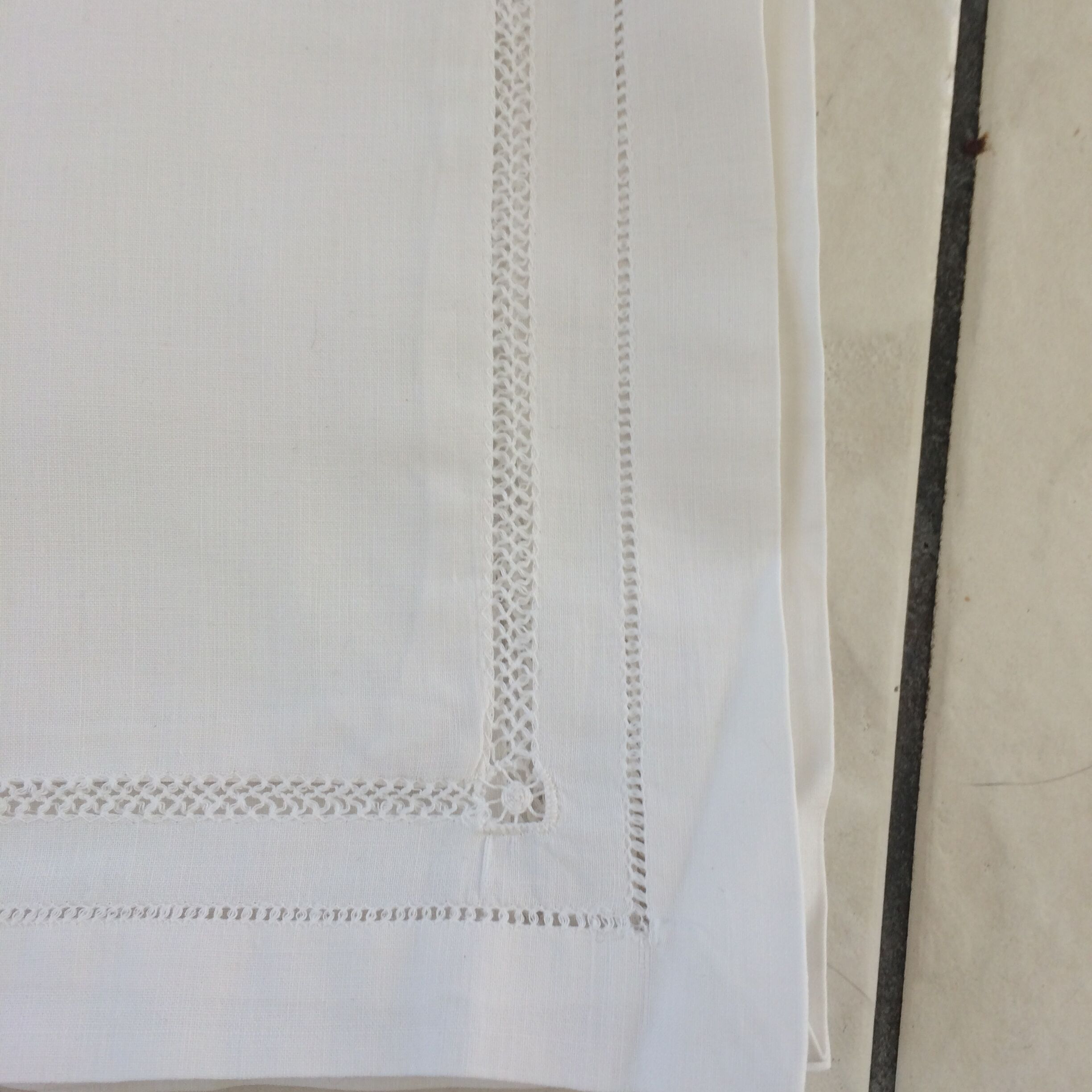 Pair of old pillowcases