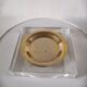 Empty cup pocket Plexiglas ashtray lucite design 70s