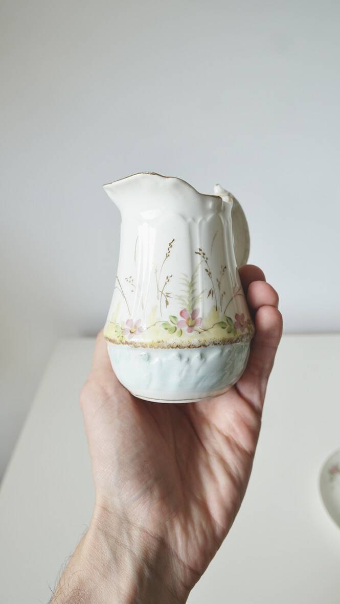 Pot à lait porcelaine de Limoges Barny Rigoni & Langle - XIXe siècle