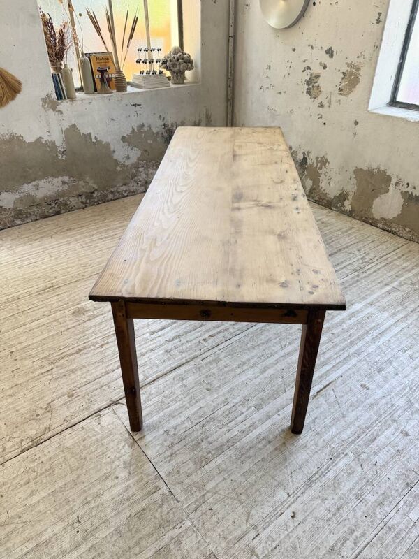 Table de ferme en pin, 1950