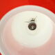 1960s Opaline Glass Pendant Light, Czechoslovakia
