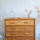 Commode en rotin, circa 1970
